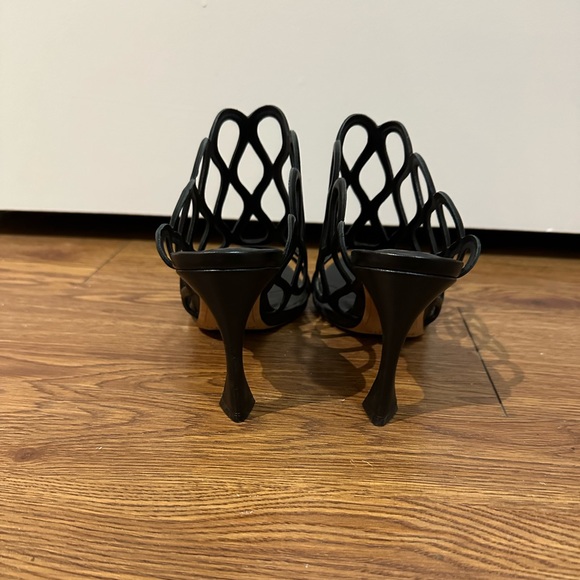 Alexandre Birman Matilda 85 Leather Sandal, Black, Size 39.5 - Picture 5 of 7